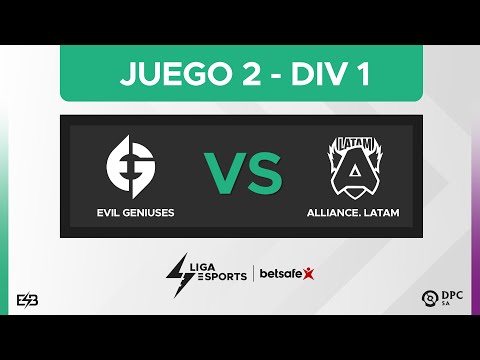 Evil Geniuses vs. Alliance.Latam - Game 2 DPC 2023 SA Spring Tour Division I