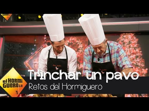 Karlos Arguiñano te enseña cómo trinchar un pavo navideño en 'El Hormiguero 3.0'