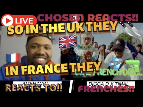 AMERICAN REACTS to Digga D x Timal - Frenches (Official Video)  #reactions #trending #funny #diggad