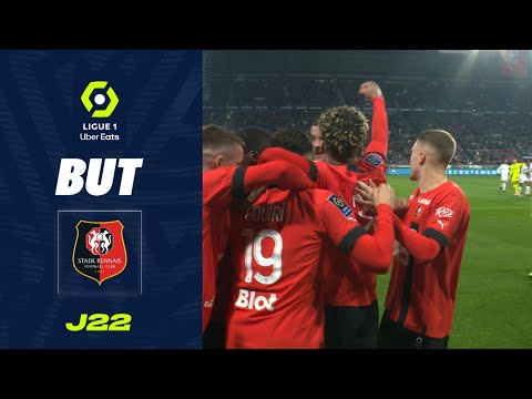 But Amine GOUIRI (1' - SRFC) STADE RENNAIS FC - LOSC LILLE (1-3) 22/23
