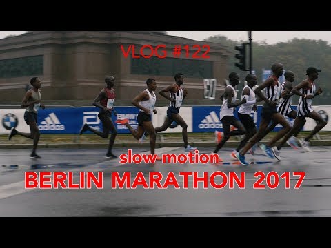 BERLIN MARATHON 2017 & Eliud Kipchoge in Super-Slow-Motion