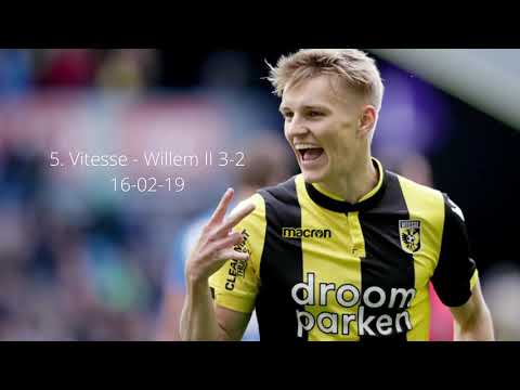 ● all goals from Ødegaard at Vitesse (Season 2018/2019) ●