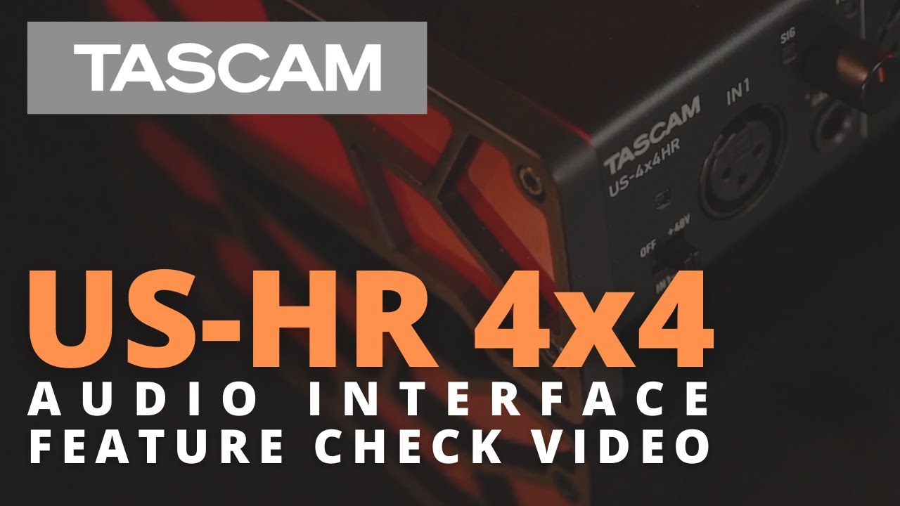 Tascam Interface audio US-4 x 4HR