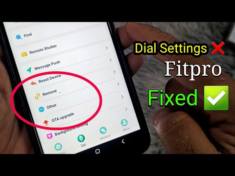 [Fixed] Dial Settings Not Showing on Fitpro App | How To Fix Dial Settings Wallpaper Problem