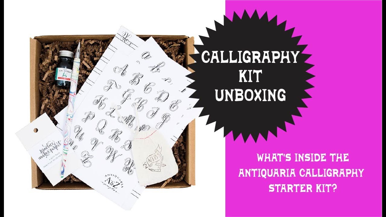 Unbox the Antiquaria Calligraphy Starter Kit!