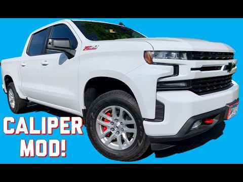 Caliper cover mod on a 2019 or 2020 Chevy Silverado or GMC Sierra