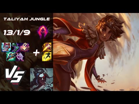JUNGLE Taliyah vs Kayn - NA Grandmaster Patch 14.13