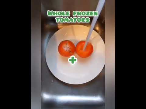 Frozen Tomato Trick