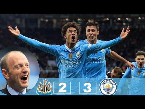 Peter Drury poetry🥰on Newcastle Vs Manchester city 2-3 // Peter Drury commentary 🤩🔥