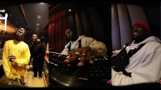 Kanye West, A$AP Rocky &amp; A$AP Ferg Freestyle in the Studio 🔥