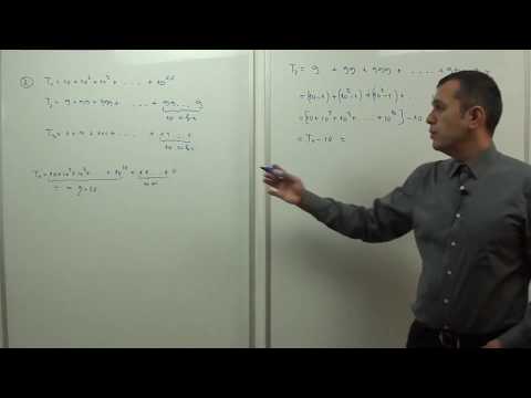 05.034 Progresii geometrice. Sume