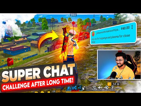 NEW SUPERCHAT CHALLENGE AFTER A LONG TIME 😂🔥 - Free Fire Telugu - MBG ARMY