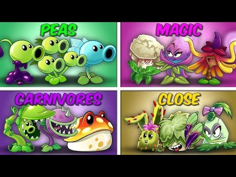 PVZ 2- Random 16 Best Team 4 Plants Battlez Which Plant Team Will Win?