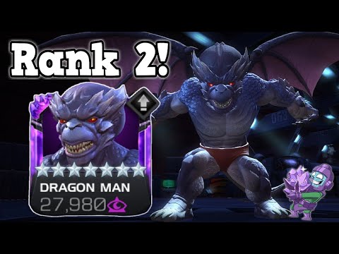 7 Star Rank 2 Dragon Man Rank Up & Gameplay! | Marvel Contest of Champions