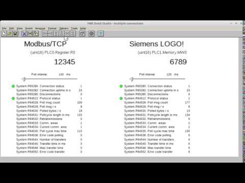 HMI Droid Studio - Multiple connections (first test run)