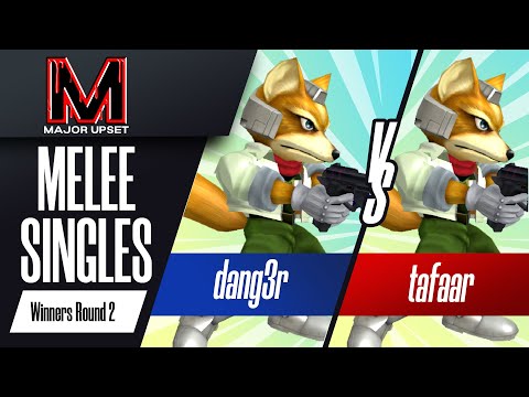 dang3r (Fox) vs tafaar (Fox) - Melee Singles Winners Round 2 - MAJOR UPSET