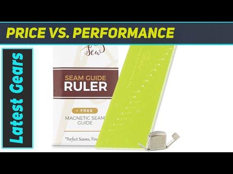 Madam Sew Seam Allowance Ruler and Magnetic Seam Guide: The Ultimate Sewing Companion!