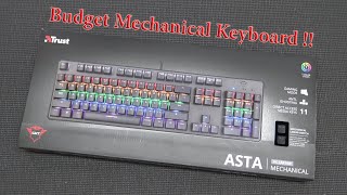 Trust Asta Mechanical Budget Keyboard !