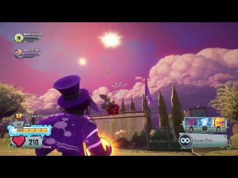 Plants vs Zombies GW2 Corn gets combo'd by cozmic brainz (practice)