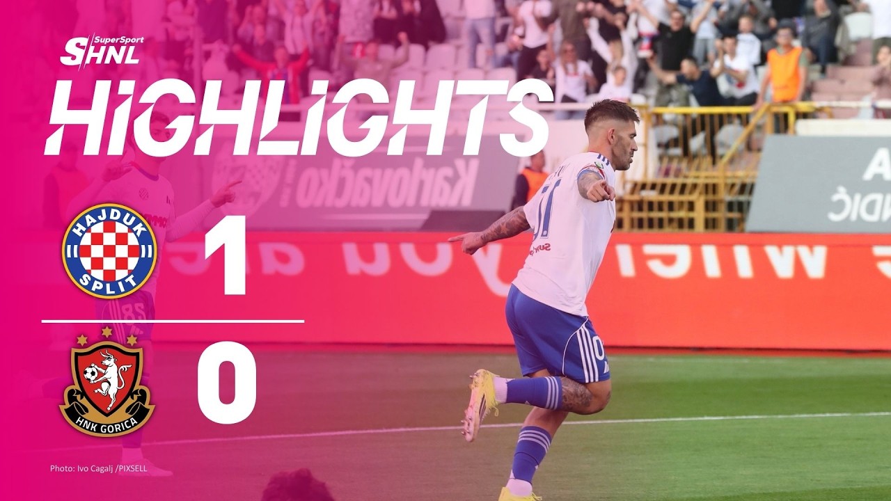 HNK Hajduk Split vs HNK Gorica Highlights