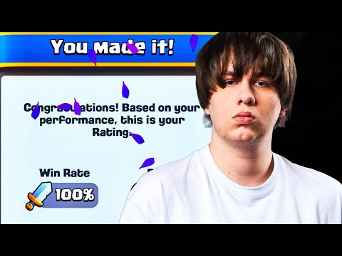 I Got a 100% WIN Rate with this Deck in Clash Royale