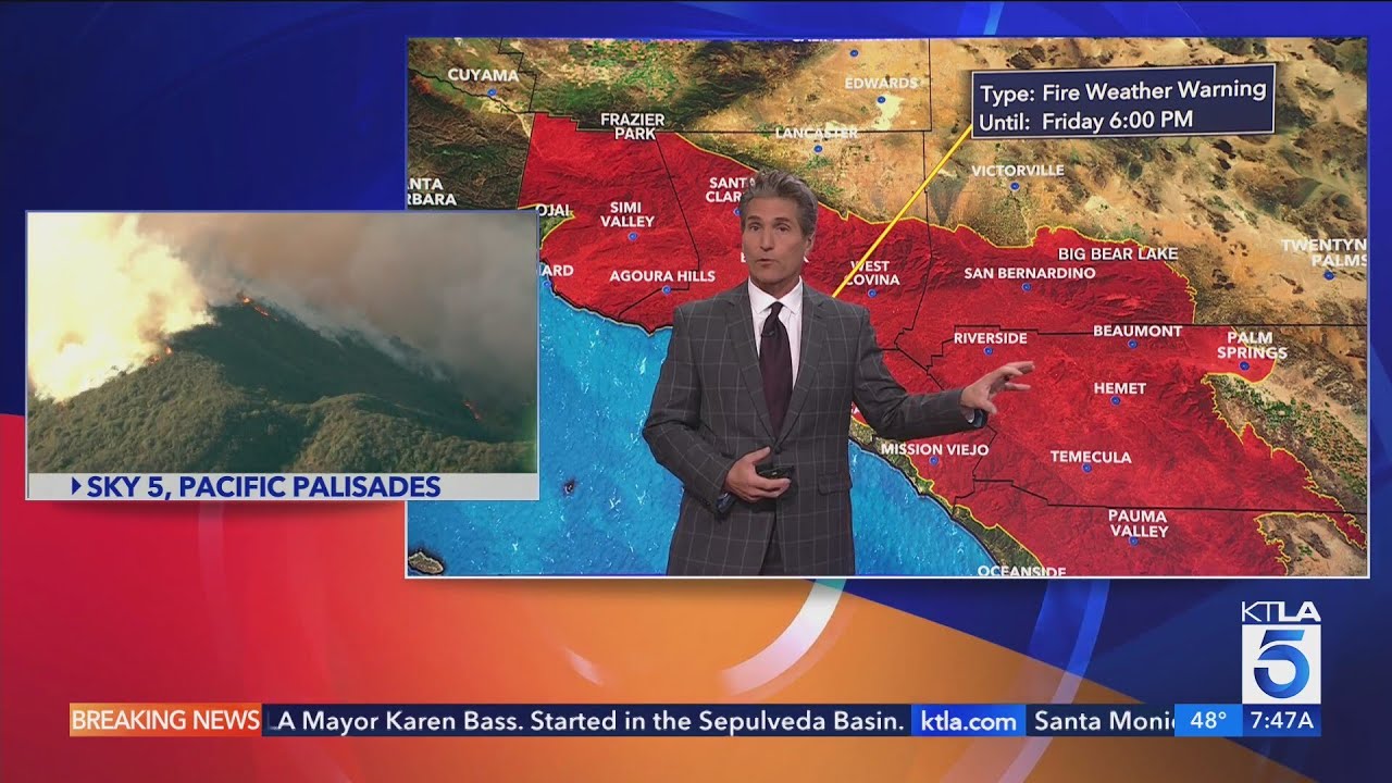 Fire danger is still present throughout Southern California, says KTLA meteorologist