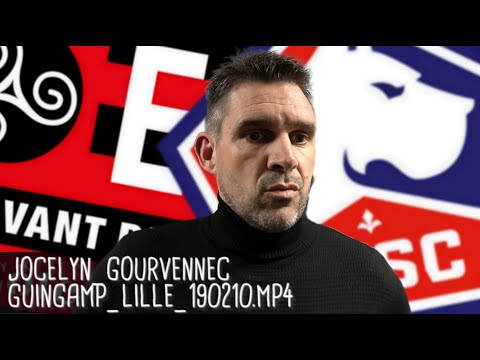 JOCELYN GOURVENNEC RÉAGIT APRÈS GUINGAMP - LILLE (0-2) / Ligue 1 - 10 février 2019