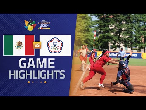 HIGHLIGHTS | Mexico vs Chinese Taipei | WBSC U-15 Women's Softball World Cup 2025