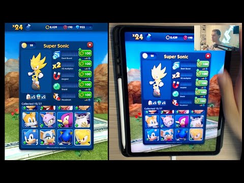 Sonic Dash+ | SUPER SONIC Character - Review, Gameplay & Walkthrough (iOS)