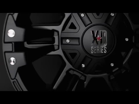 KMC XD822 Monster II Wheels - Matte Black | AutoCraze