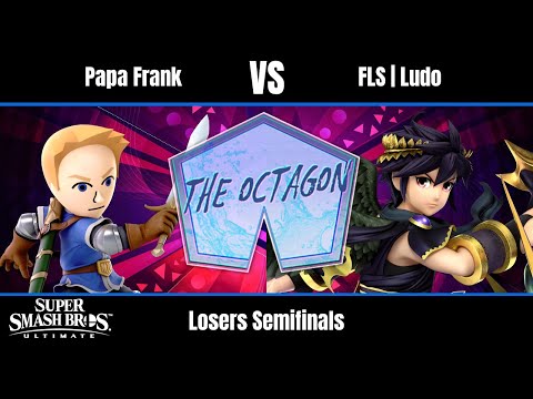 Papa Frank (Mii Swordfighter) vs FLS | Ludo (Dark Pit) - Ultimate Losers Semifinals - Octagon #140