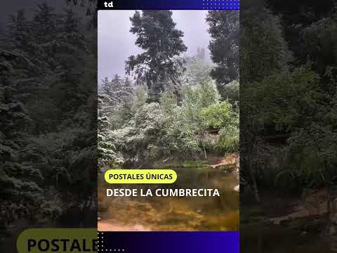 🌨️ ¡Postales de cuento en La Cumbrecita! #Cordoba