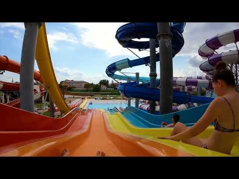Rainbow WaterSlide at Nymphaea WaterPark, Oradea, Romania