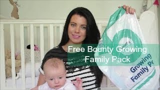 Free baby pack | Bounty Growing family pack