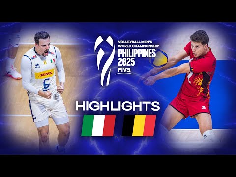 Italy 🇮🇹 vs. Belgium 🇧🇪 - Highlights | Men's World Championships 2025
