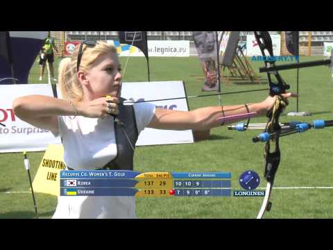 Korea v Ukraine – recurve cadet women team gold | Legnica 2011