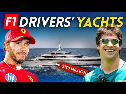 F1 drivers INSANE yachts: 2025 Monaco Grand Prix!