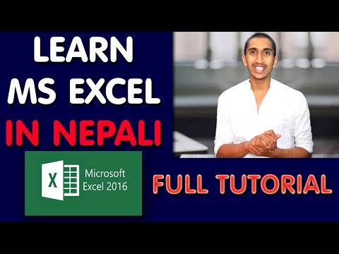 Ms Excel Complete Tutorial In Nepali