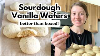 Soft Sourdough Vanilla Wafers | Better Than Store-Bought!