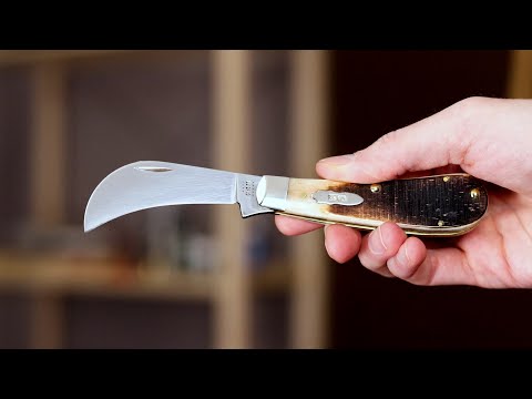 Case Hawkbill Pruner Sawcut Jig Barehead Amber Bone Slip Joint