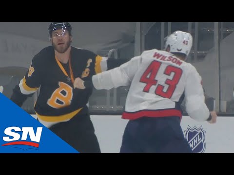 Os Bruins não estão felizes com Tom Wilson | Lutas da semana na NHL