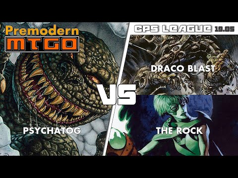 Premodern CPS League 19.05 with Psychatog - Round 1 vs Draco Blast & Round 2 vs The Rock