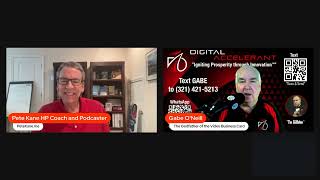 The Pete Kane Podcast with Gabe O’Nell. “The Godfather of the Video Business Card”