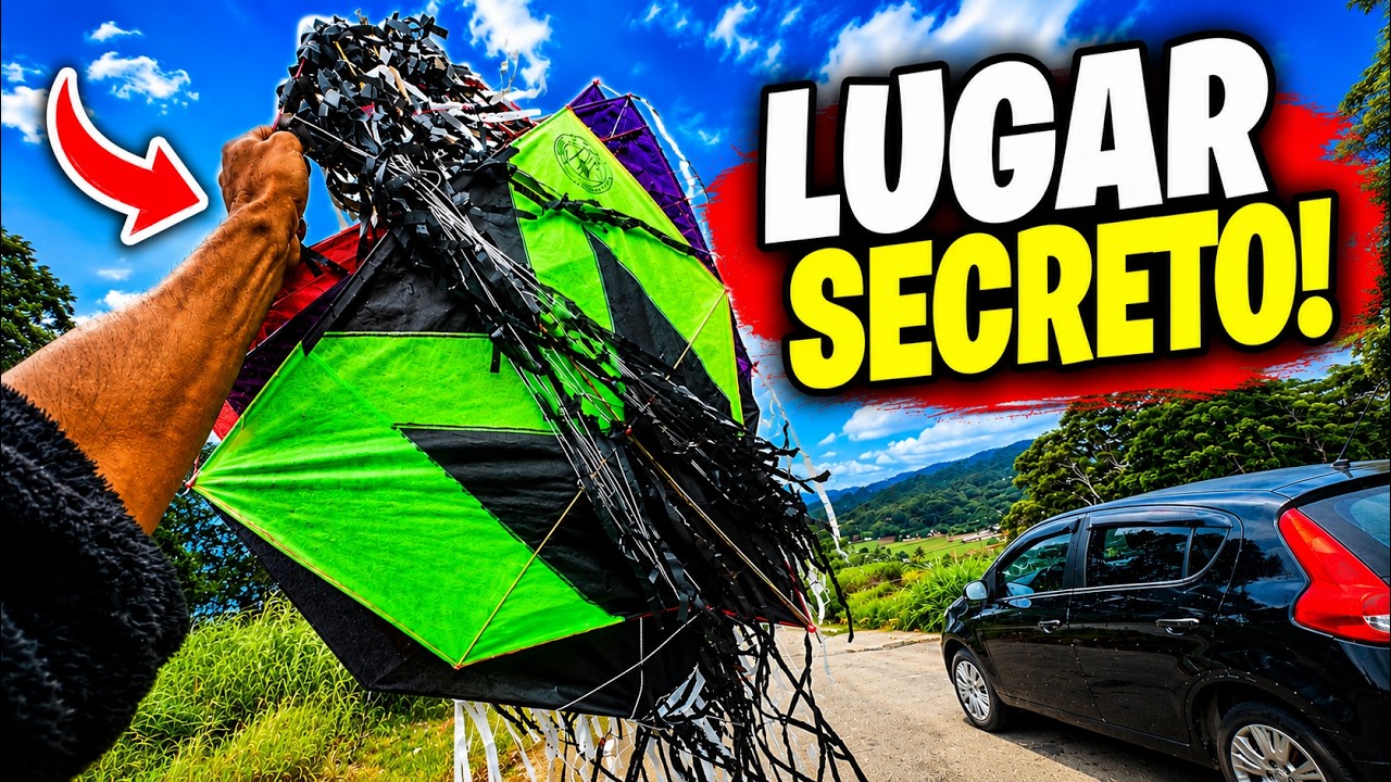 Achei um lugar secreto na CHEPA! Só tinha Pipão VOADO! 😱🪁
