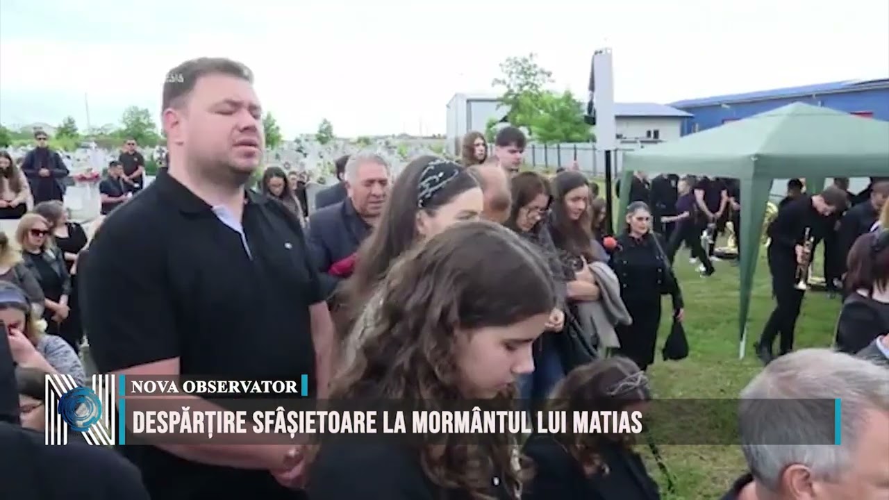 Despărțire sfâșietoare la mormântul lui Matias