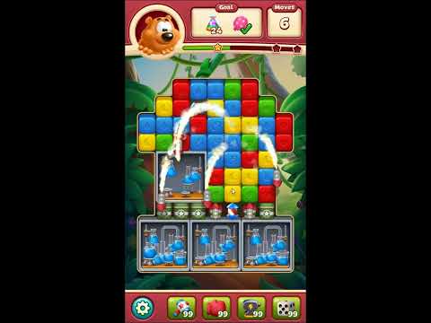 Toon Blast Level 6249 - NO BOOSTERS 🐻🐺🐱 | SKILLGAMING ✔️