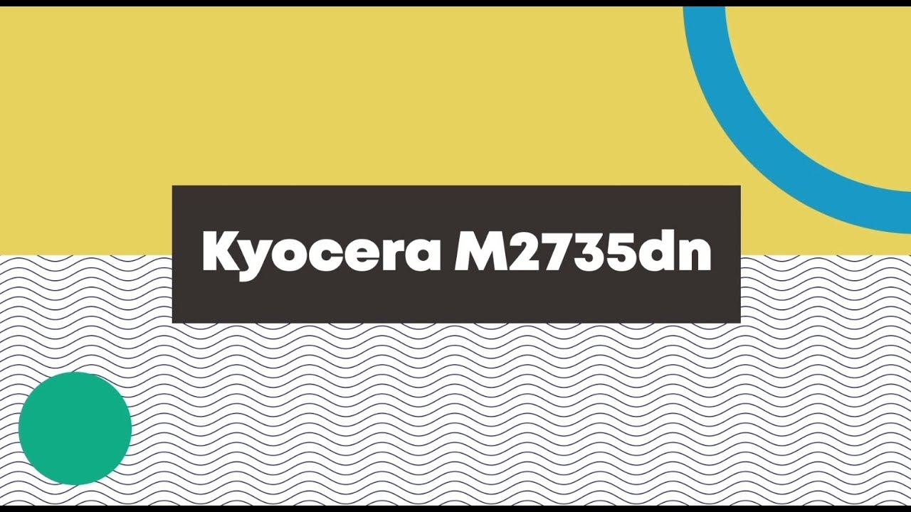 МФУ Kyocera Ecosys M2735dn, белый/черный