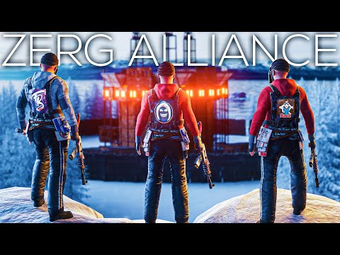 Dismantling The BIGGEST ZERG Alliance - Rust