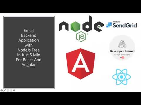 How To Send Free Email With Node React Angular