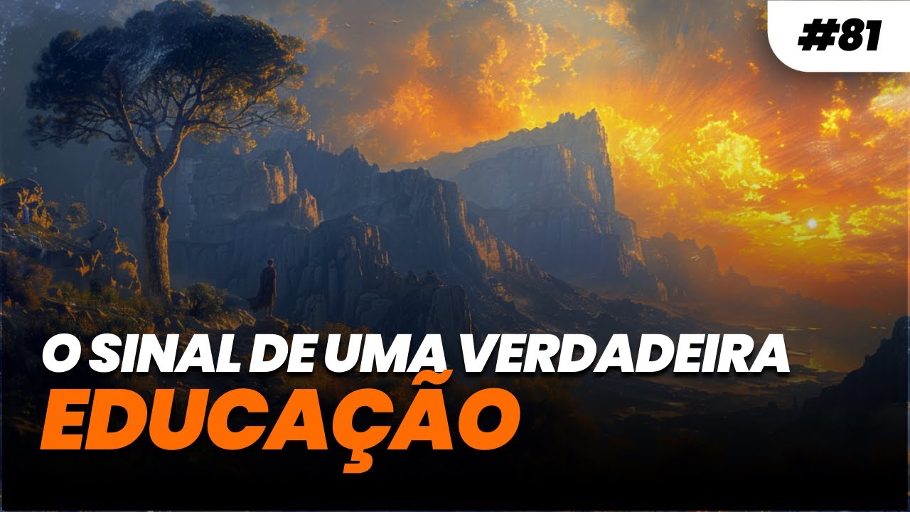 DIÁRIO ESTOICO #081 O SINAL DE UMA VERDADEIRA EDUCAÇÃO | Estoicismo